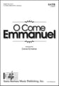 O Come Emmanuel SATB choral sheet music cover